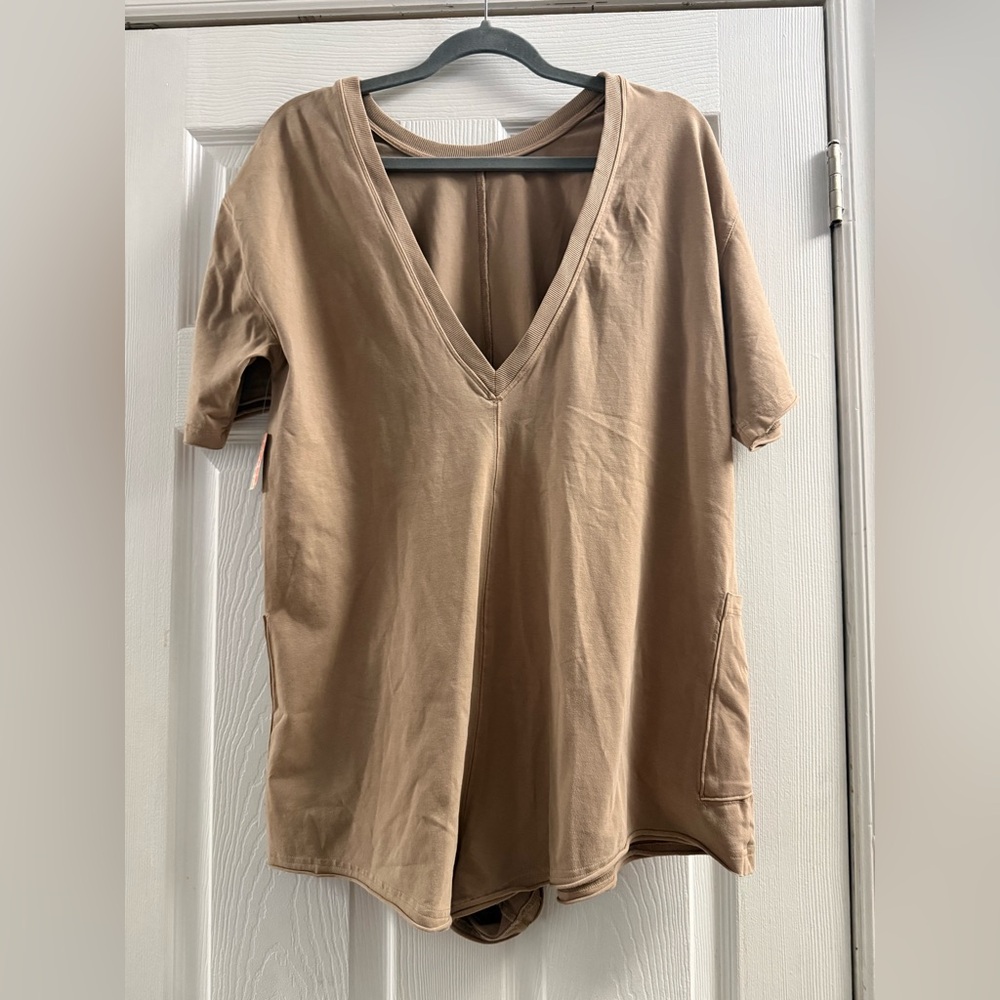 🆕 Free People Movement Hot Shot Tee Romper Size Small - Picture 3 of 11